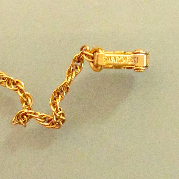 AUTHENTIC SWAROVSKI HEART PENDANT & ROPE CHAIN - Picture 4 of 7